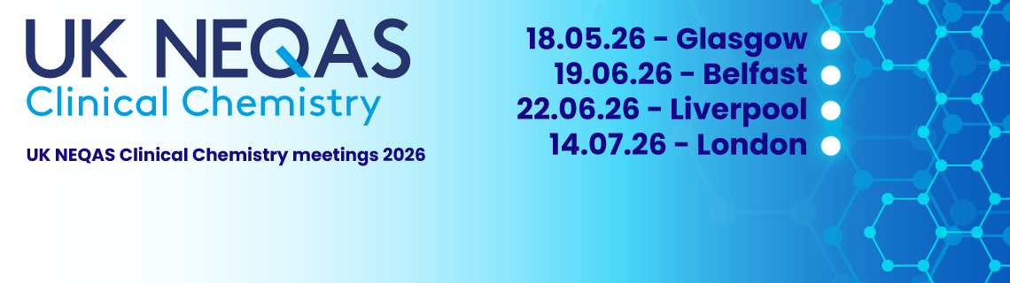 poster showing the participant meeting dates for clinical chemistry centres 2026